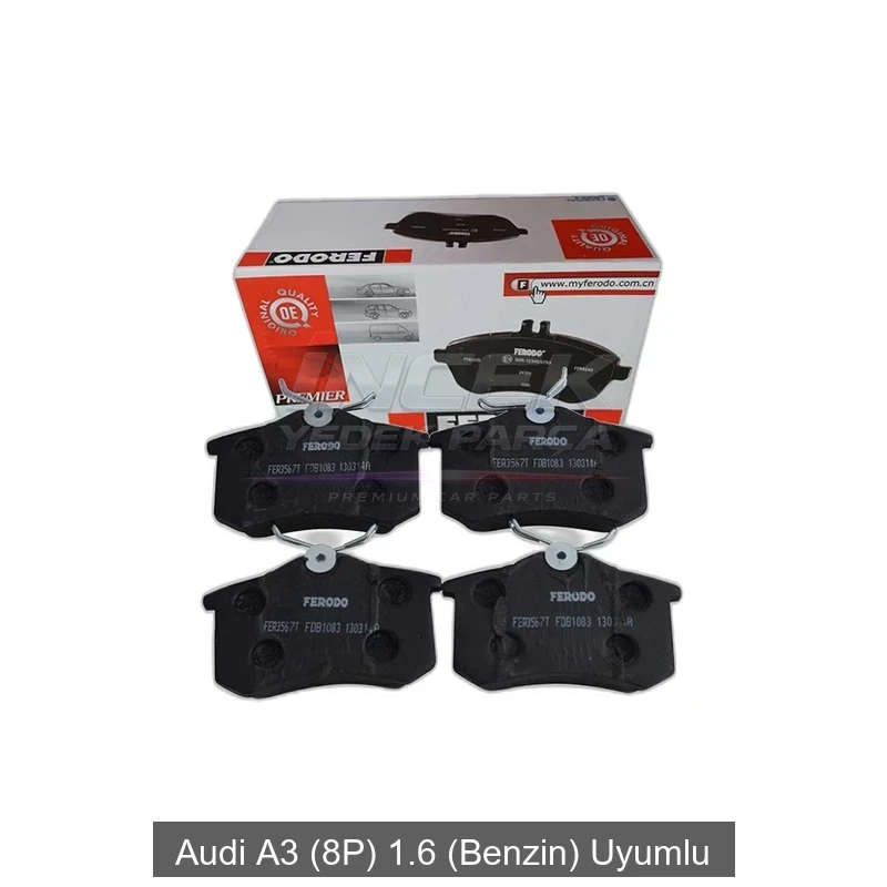 Audi A3 8P 1.6 Arka Fren Balata Seti 1E0698451