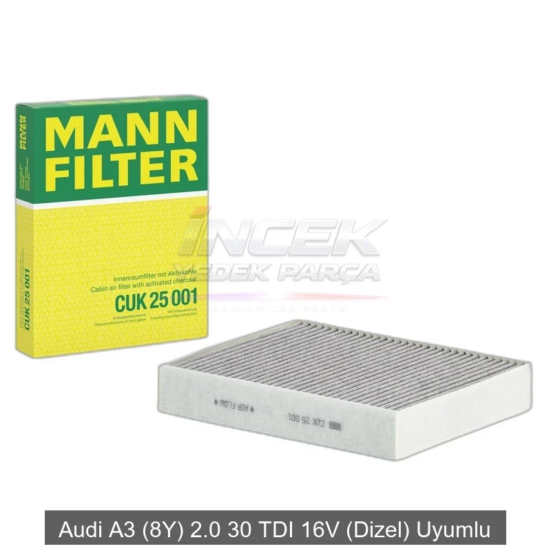Audi A3 8Y 30 TDI Polen Filtresi 5Q0819653
