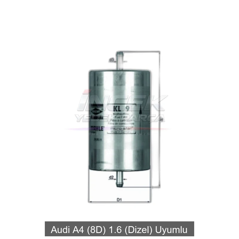 Audi A4 8D 1.6 Yakıt Filtresi 1268231