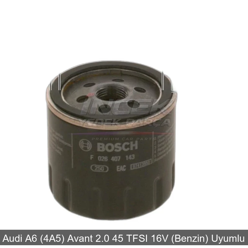 Audi A6 4A5 2.0 45 TFSI Yağ Filtresi 06L115562B