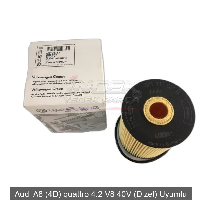 Audi A8 4D 4.2 40V Yağ Filtresi 1025629