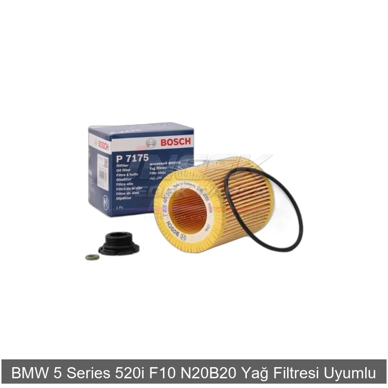 BMW 5 Series 520i F10 N20B20 Yağ Filtresi 11427618461