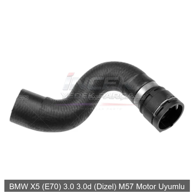 BMW X5 E70 3.0 3.0d M57 Radyatör Hortumu 17127794154