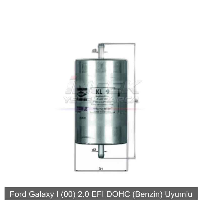 Ford Galaxy I 00 2.0 EFI Yakıt Filtresi 1268231