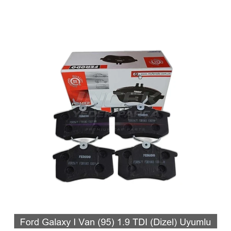 Ford Galaxy I Van 95 1.9 Arka Fren Balata Seti 1609252880