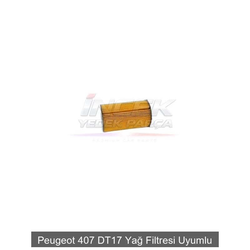 Peugeot 407 DT17 Yağ Filtresi 1109X8