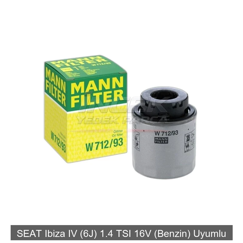 SEAT Ibiza IV 6J 1.4 TSI Yağ Filtresi 03C115561B
