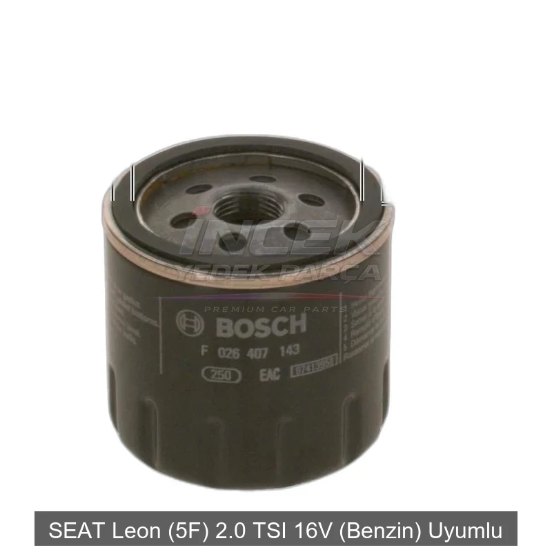 SEAT Leon 5F 2.0 TSI Yağ Filtresi 06L115562B