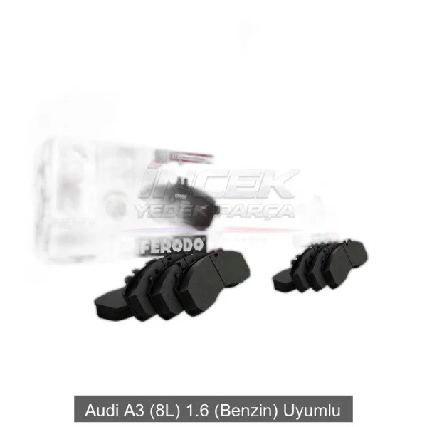 Audi A3 8L 1.6 Arka Fren Balata Seti 4D0698451C