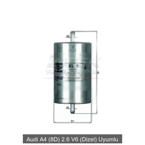 Audi A4 8D 2.6 Yakıt Filtresi 1268231