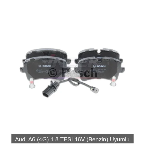 Audi A6 4G 1.8 TFSI Arka Fren Balata Seti 4G0698451