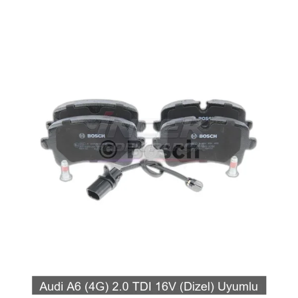Audi A6 4G 2.0 TDI Arka Fren Balata Seti 4G0698451C