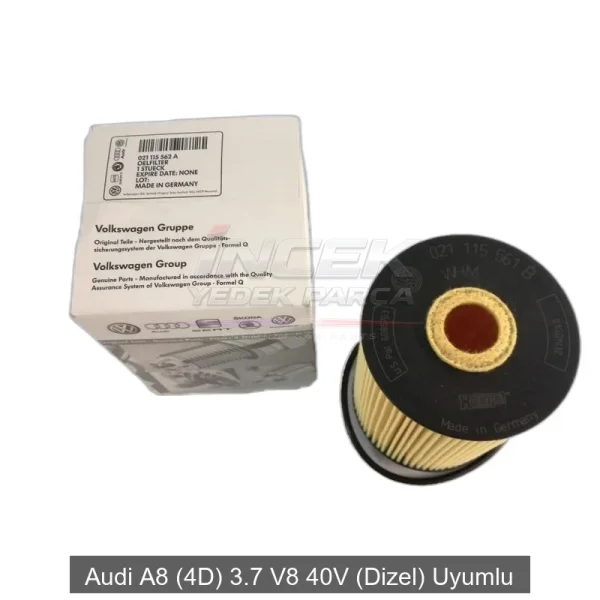 Audi A8 4D 3.7 40V Yağ Filtresi 1041841025
