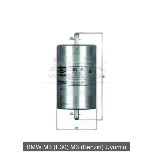 BMW M3 E30 Yakıt Filtresi 1268231