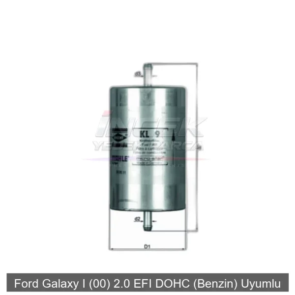 Ford Galaxy I 00 2.0 EFI Yakıt Filtresi 1268231