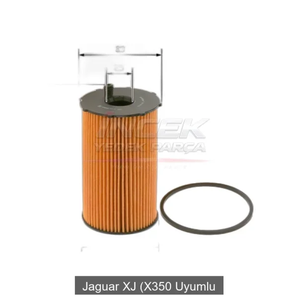 Jaguar XJ X350 Yağ Filtresi 4R8Q6744AA