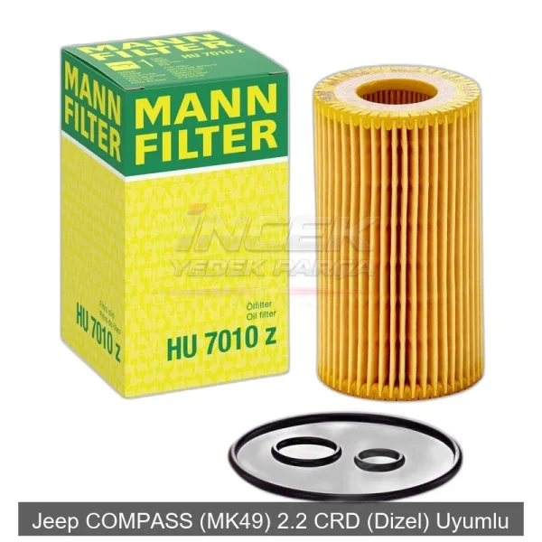 Jeep COMPASS MK49 2.2 CRD Yağ Filtresi 6511800109
