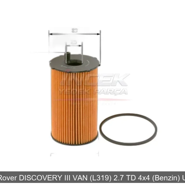 Land-Rover DISCOVERY III VAN L319 2.7 Yağ Filtresi 2C229685
