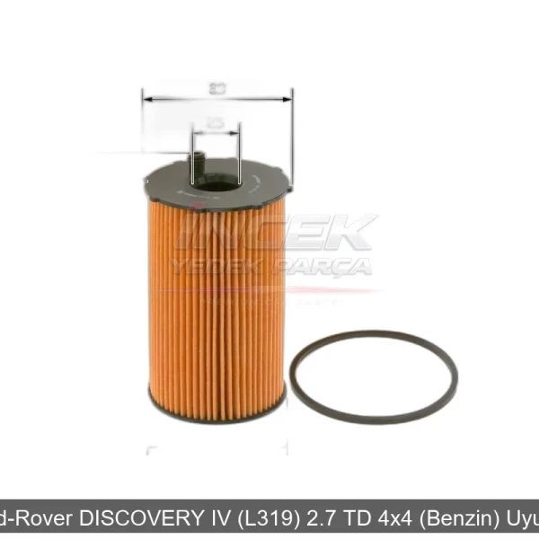 Land-Rover DISCOVERY IV L319 2.7 TD Yağ Filtresi 2C229685