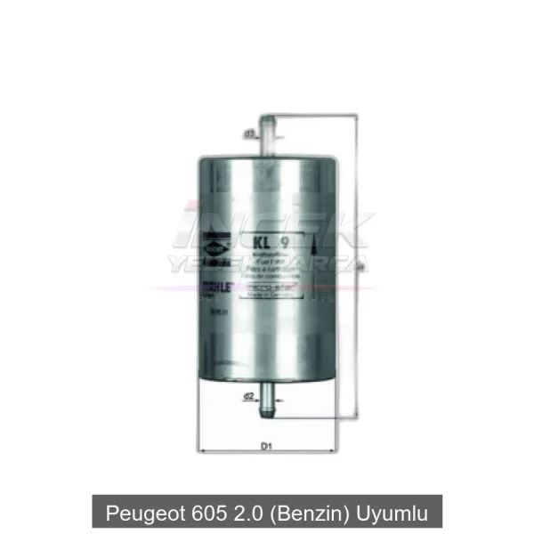 Peugeot 605 2.0 Yakıt Filtresi 1268231