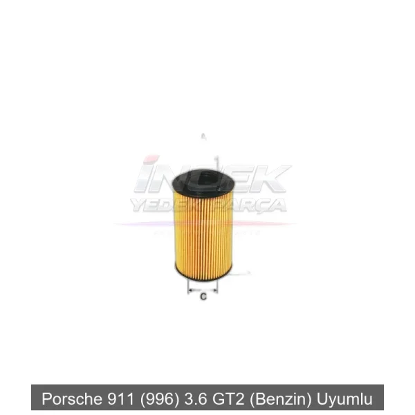 Porsche 911 996 3.6 GT2 Yağ Filtresi 996.107.225.52