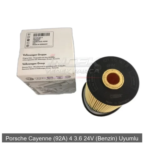 Porsche Cayenne 92A 4 3.6 Yağ Filtresi A0001801509