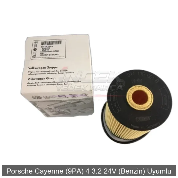 Porsche Cayenne 9PA 4 3.2 Yağ Filtresi 0001801509