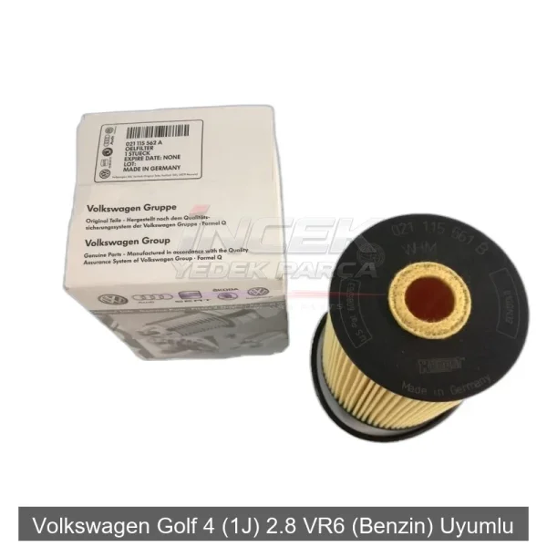 Volkswagen Golf 4 1J 2.8 VR6 Yağ Filtresi A0001801509