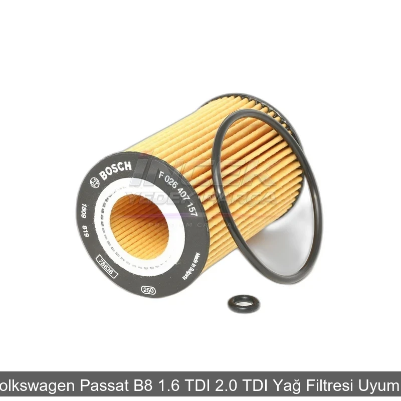 Volkswagen Passat B8 1.6 TDI 2.0 TDI Yağ Filtresi 65055046002